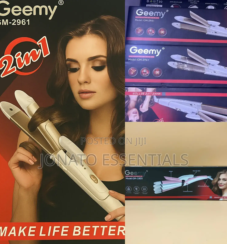 Geemy 2 in 1 Hair Straightener and Curler image