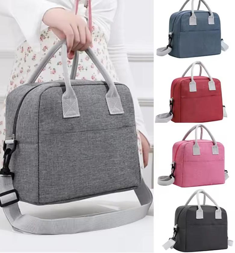 Insulated Lunch Bag Tote for Women Men Kids - Cooler Bag image