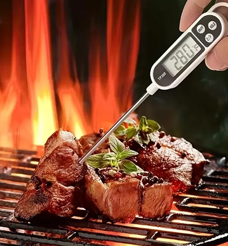 Digital Food Thermometer For Cooking, Bbq & Baking image