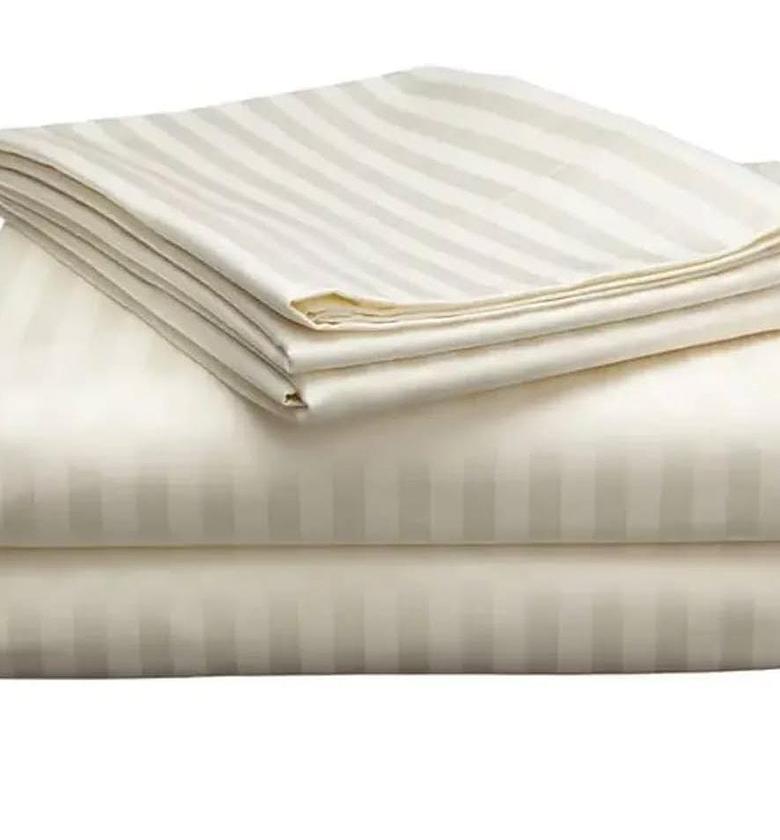 Luxury Cotton Stripped Bedsheets image