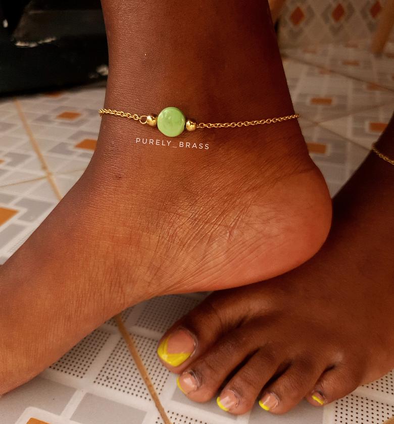 Classy brass Anklets image