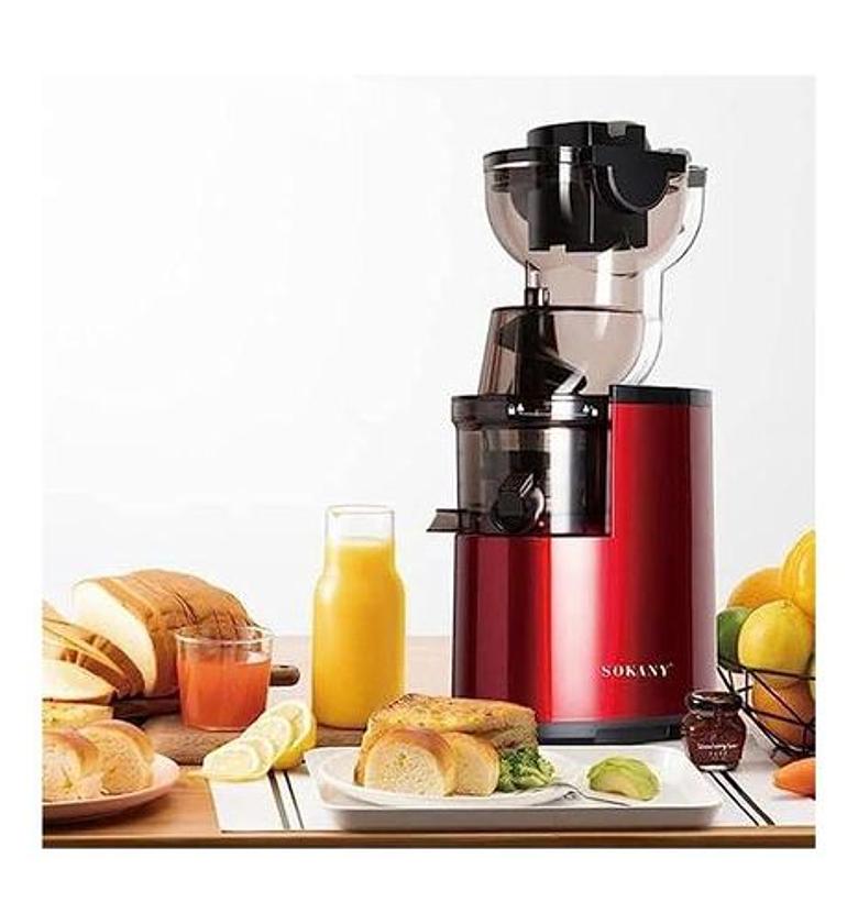 Sokany Multifunctional Electric Slow Juicer Cold Press Squeezer For Fruits And Vegetable Slow Masticating Juicer Machine Food Processor 300W image
