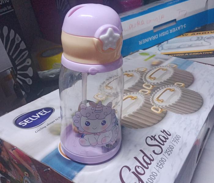 720ml kids non breakable water bottle, blue image