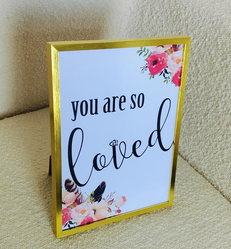 You are loved image
