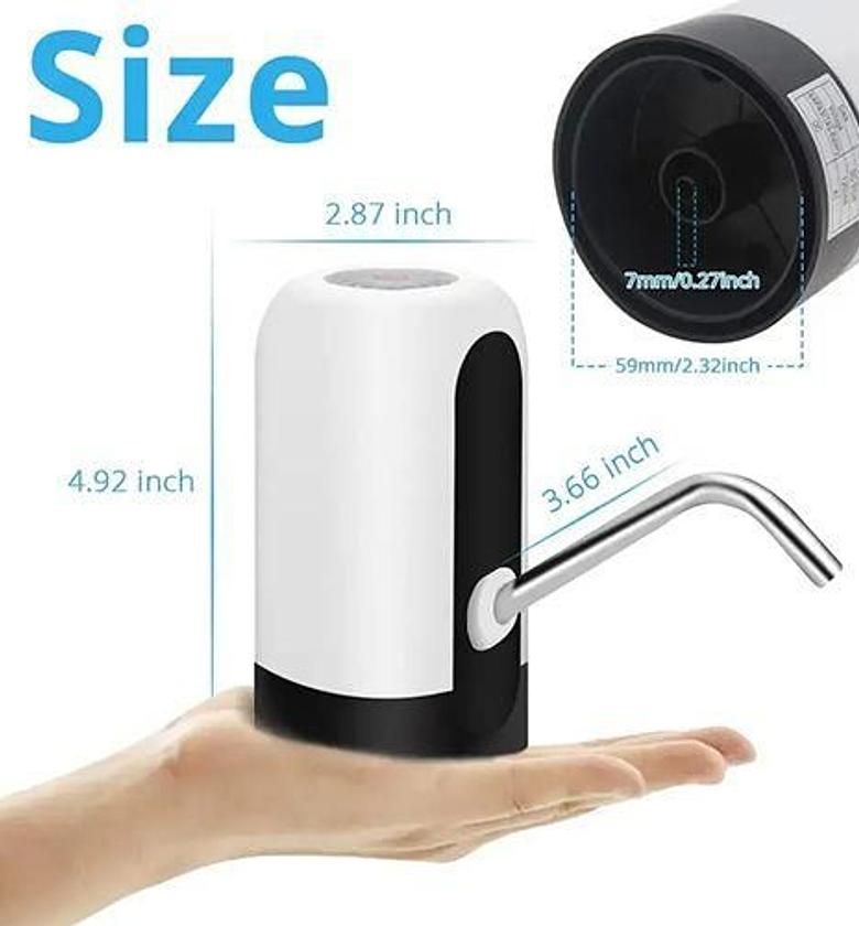 Electric Drinking Water Bottle Pump With USB Charging, Portable Water Jug Pump image