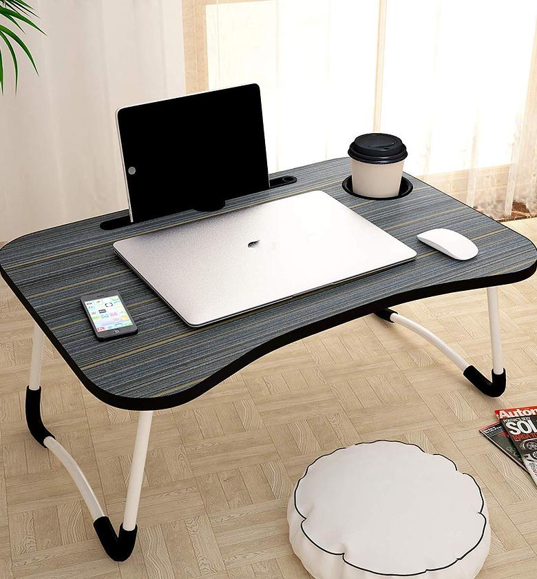 Laptop Bed Desk,Portable Foldable Laptop Lap Desk Tray  image