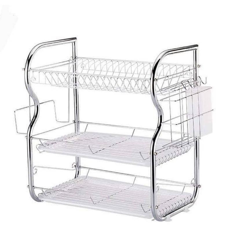 3-Layer Stainless Steel Dish Drainer image