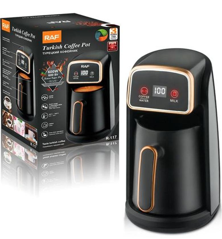 RAF Electric automatic Turkish Coffee Maker/pot for for Delicious Cup of Turkish & Greek Coffee image