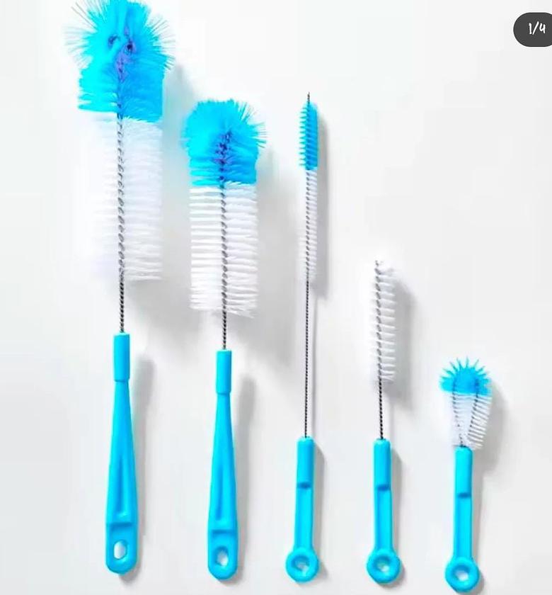 5 Pcs Long Bottle Brush Cleaner image