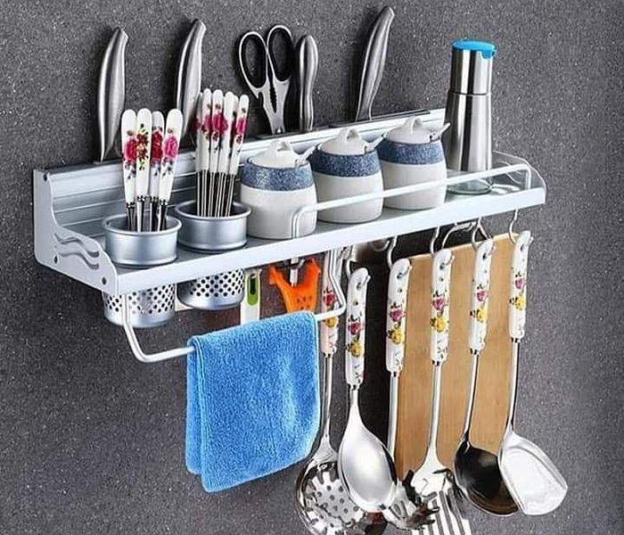 stainless steel kitchen organizer image