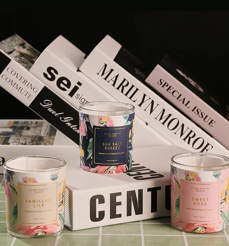 SCENTED CANDLES. Botanical Scents Aromatherapy Scented Candles image