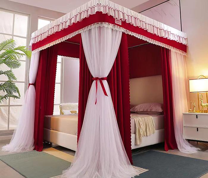 Canopy 4 Stand Stainless Steel Mosquito Net image