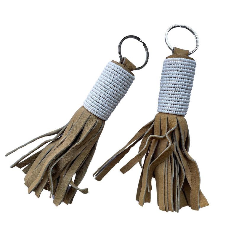 African Tassel Keychain image