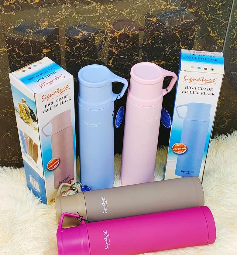Vacuum Flask. Unbreakable Vacuum Flask Gift with A Cups(1000ml) image