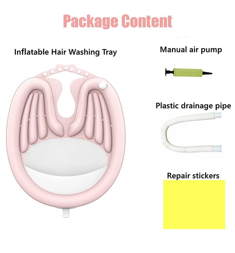 WASHING BASIN. Inflatable high quality washing basin for home or bed image