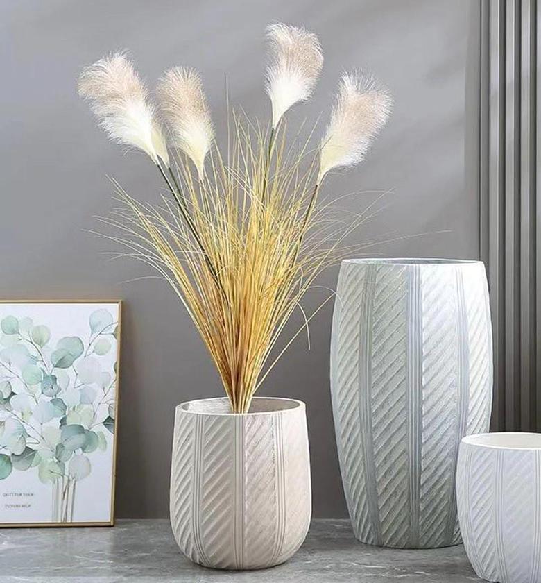 Inspirational concrete creative design flower pots /planter. image