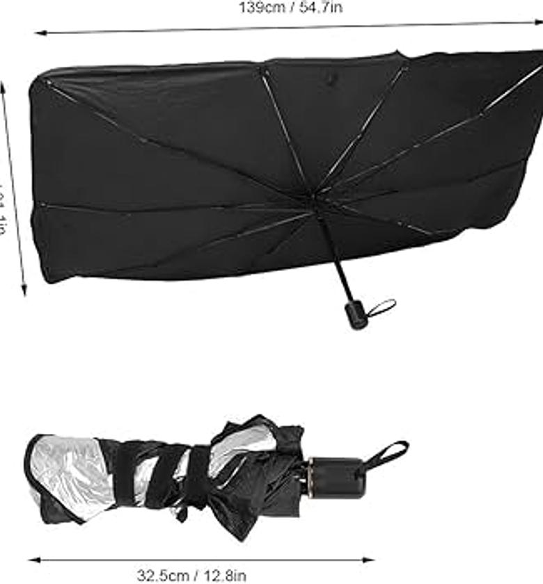 Car dashboard umbrella sunvisor windscreen cover image