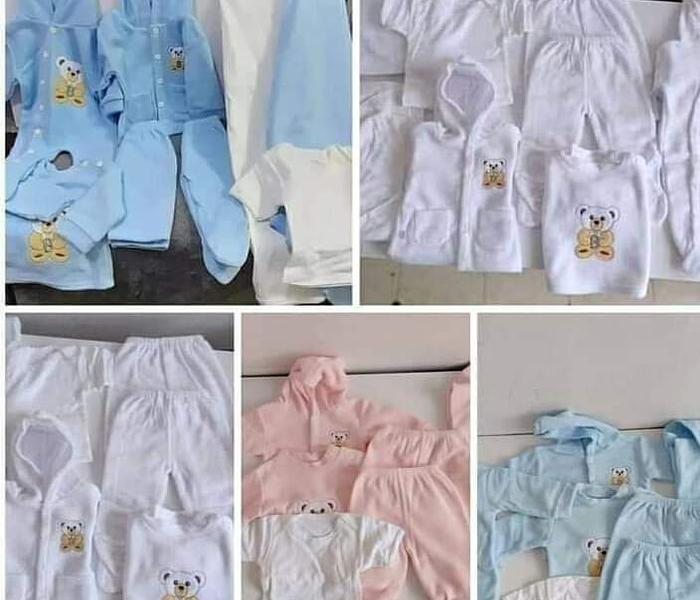 Fashion 8PCS UNISEX NEW BORN BABY RECEIVING SET image