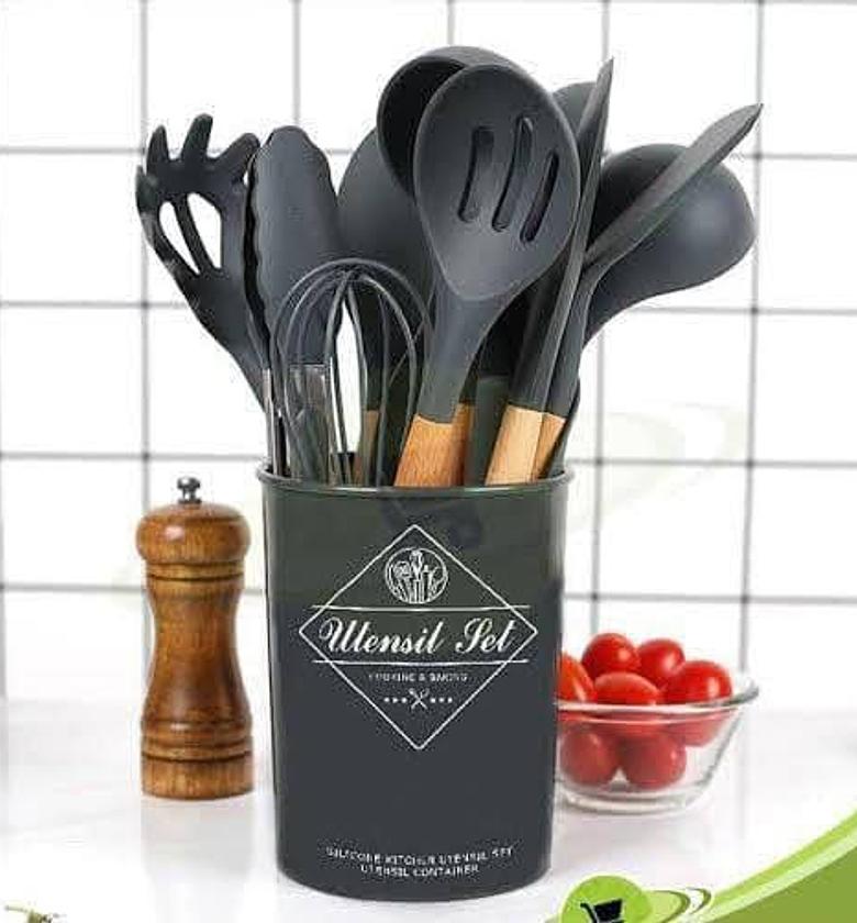 Silicon 12 PCS SPOON SET image