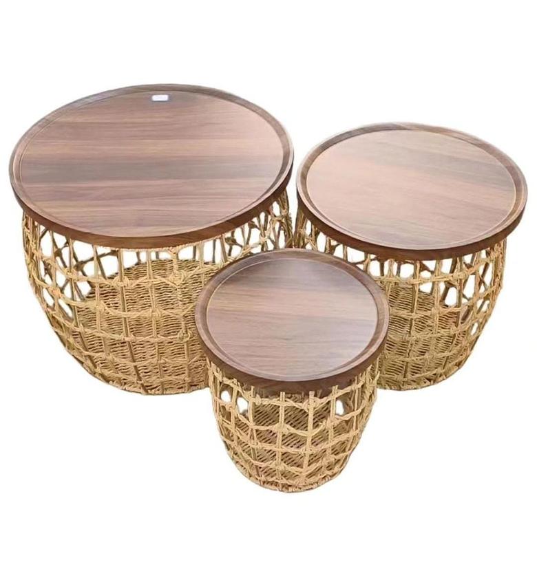 High quality 3 in 1 wooden table /storage image