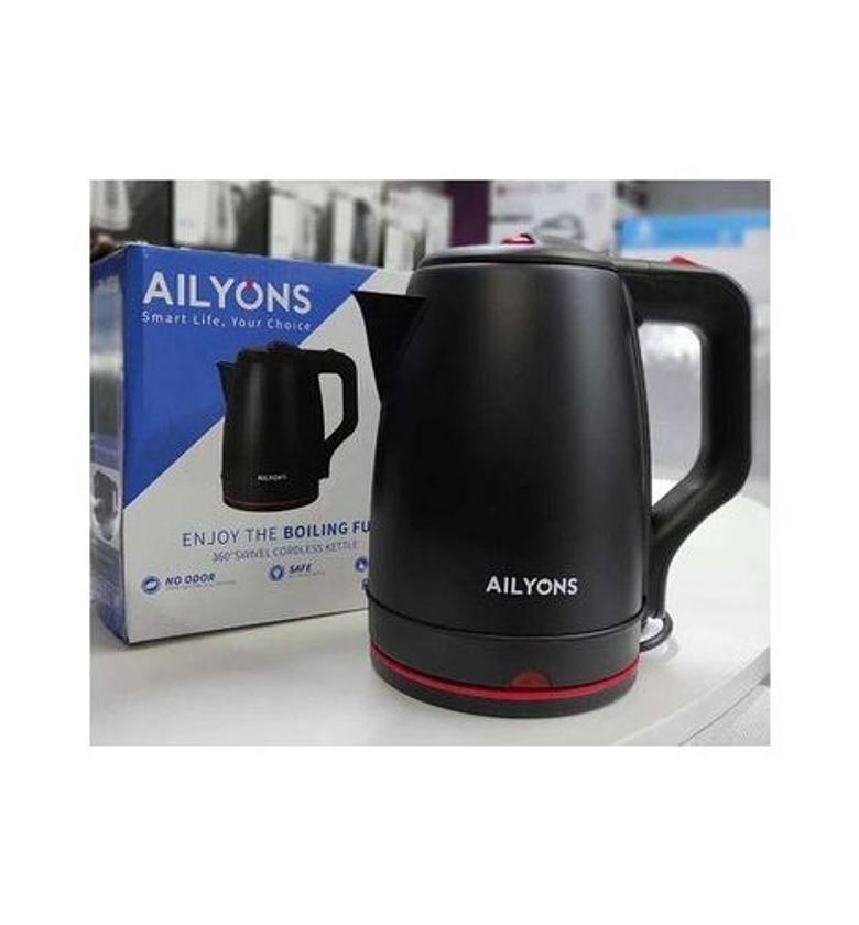 AILYONS 2.2Ltrs Stainless Steel Cordless Kettle, water boiling jug image