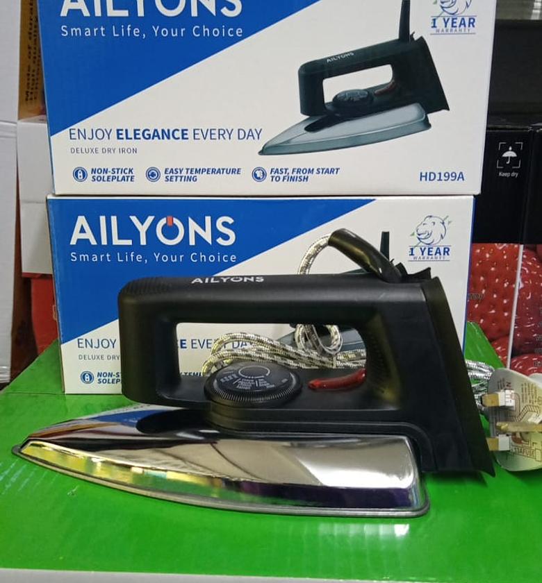 DRY IRON. AILYONS HD-199A Electric Dry Iron Box image