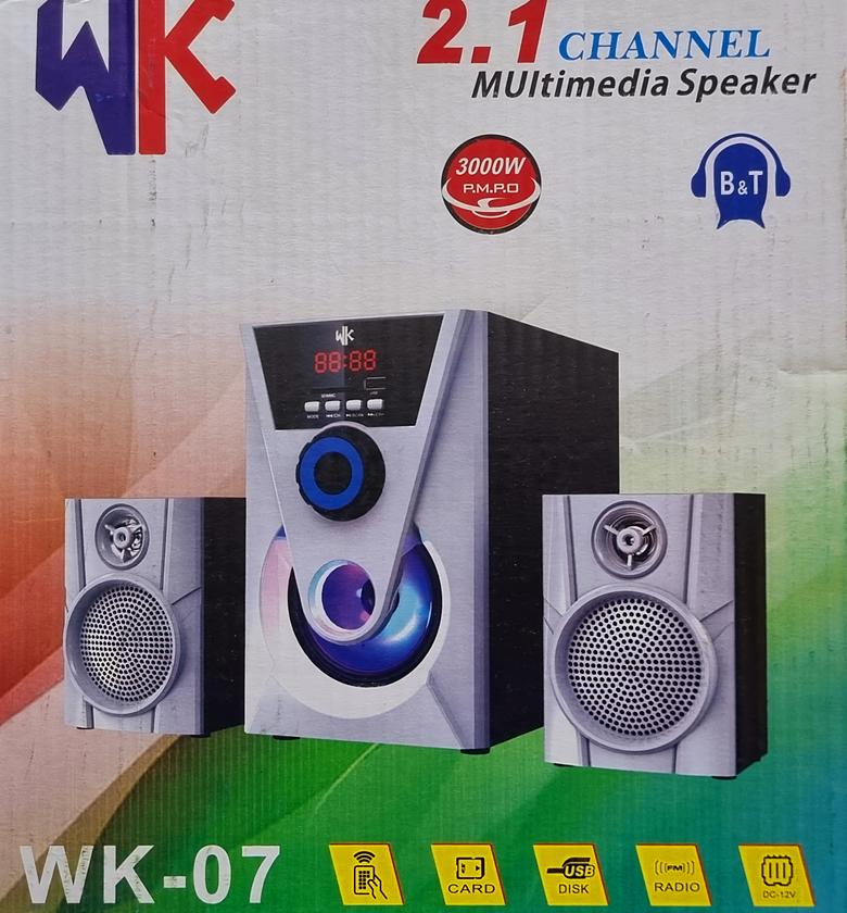 WK 2.1CH HOME THEATER SPEAKER SYSTEM -3000W image