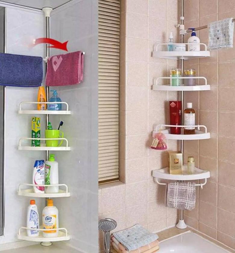 Multi Corner shelf tension pole image