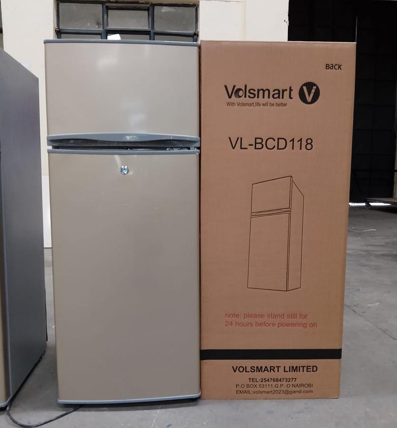 REFRIGERATOR. Volsmart 118litres double door refrigerator image