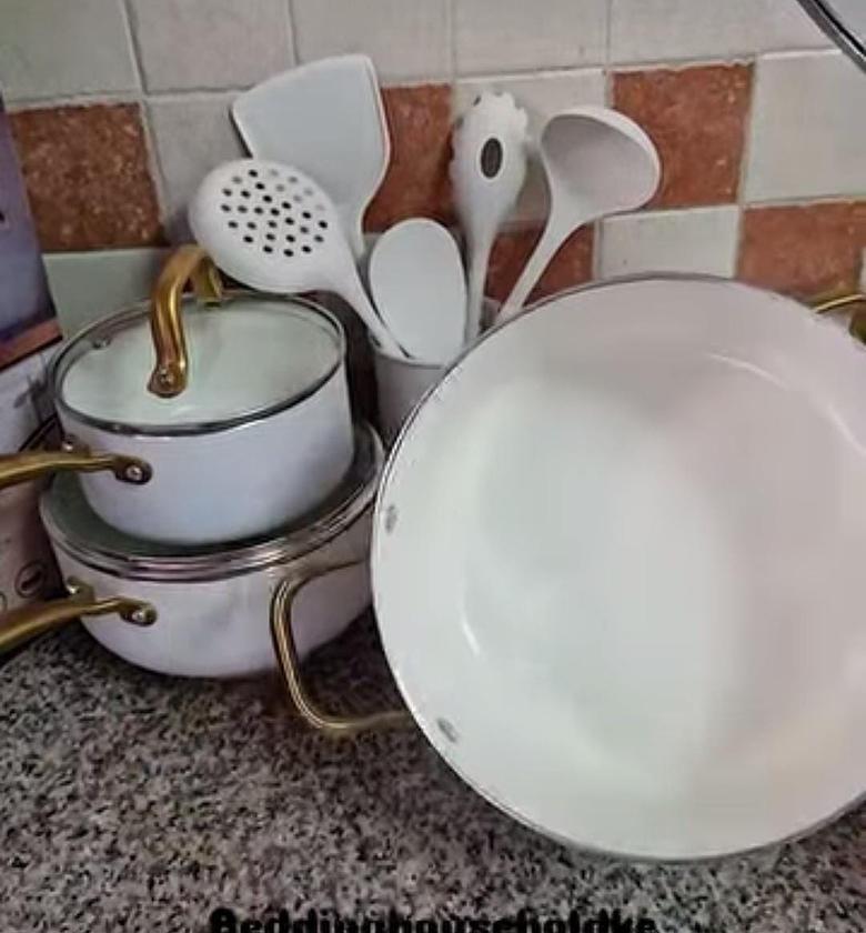 15pcs Premium Ceramic Cookware set image