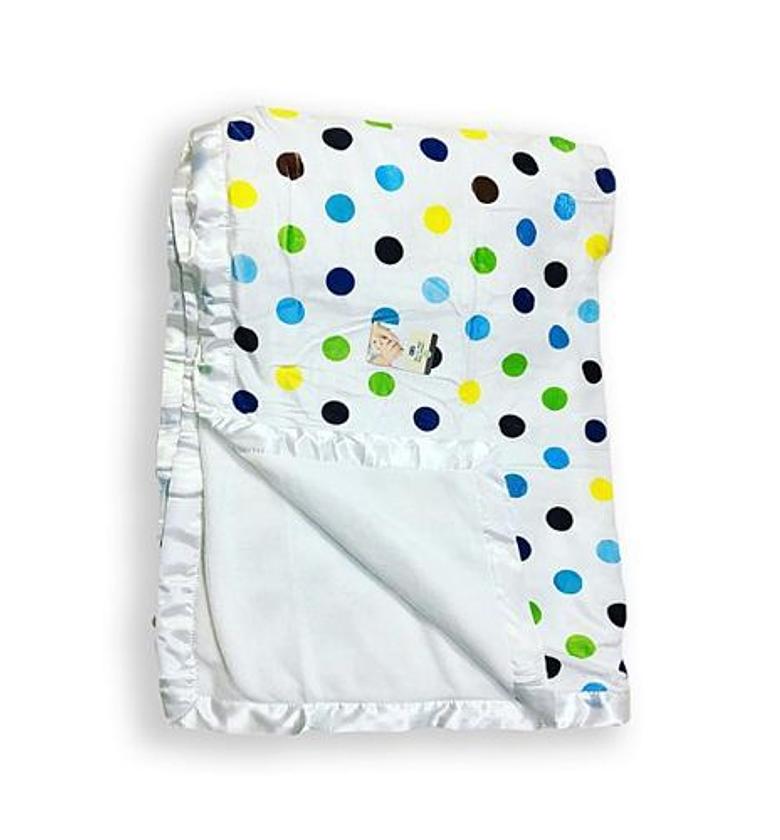 Fashion Super Soft, Large Comfortable Dotted Baby Shawls image
