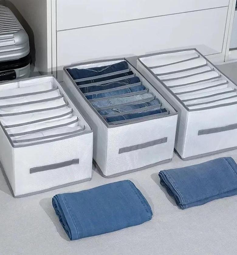8 grid Jeans Compartment Storage Box. image