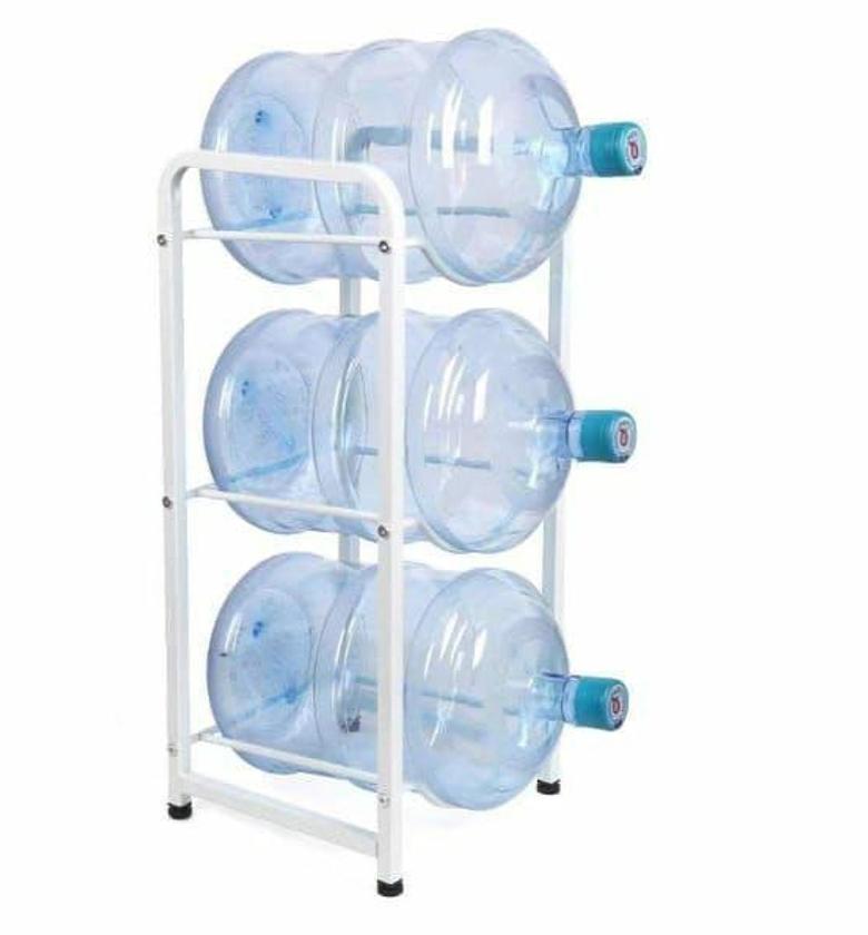 White 3 Tier Water Bottle Holder image