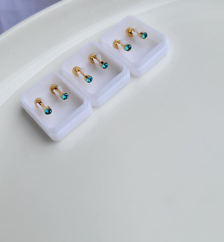 Tiny baby screw studs image