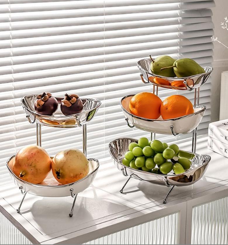 3Tier Ceramic Fruit/Snack Stand  image