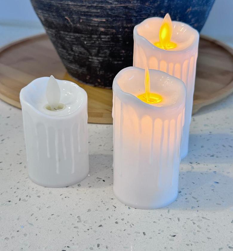 3 in 1 Led flameless candles  image