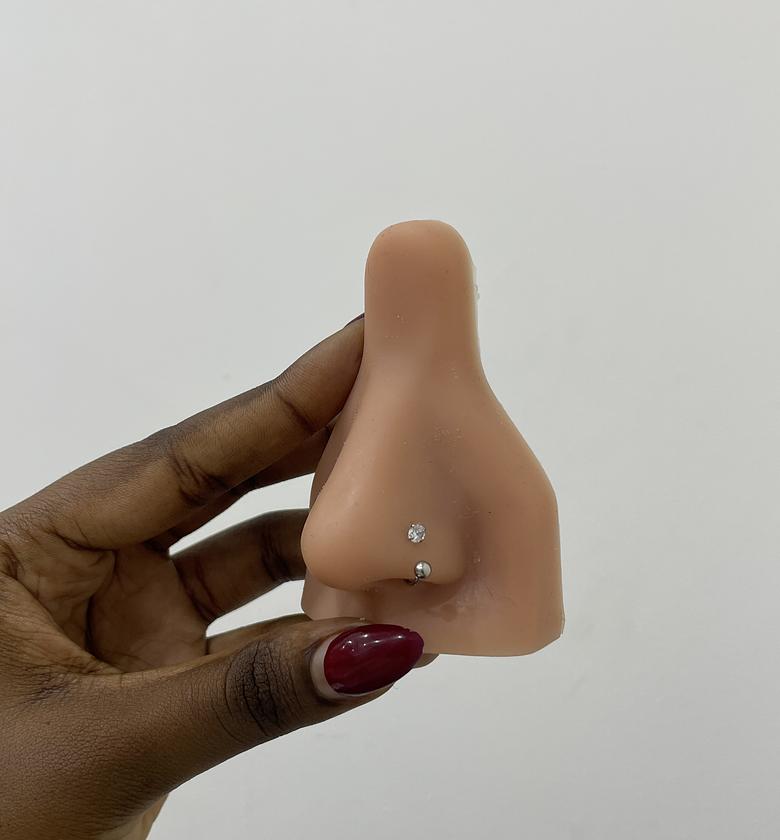 Horse shoe nose ring  image