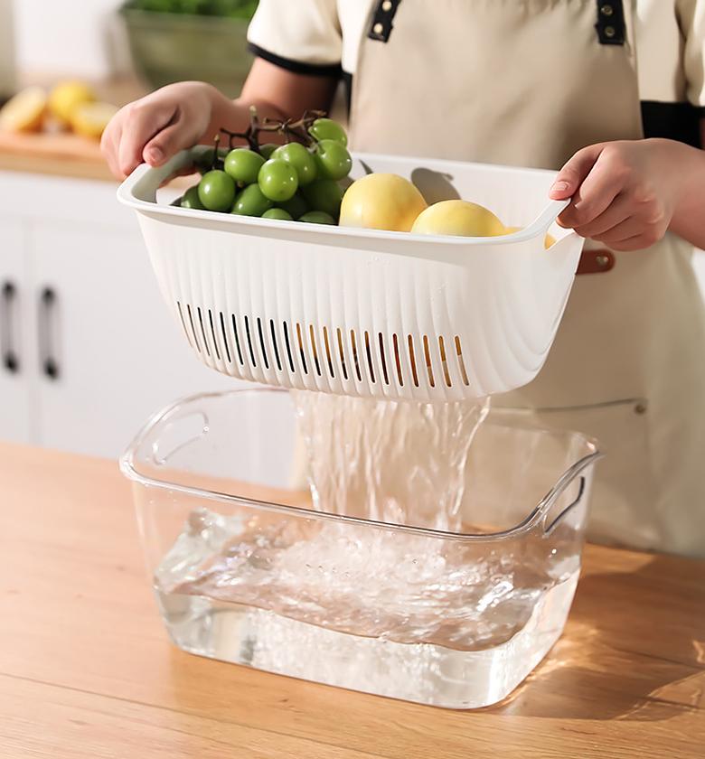 Double layer drain basket image