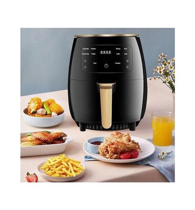 6l silver crest Non Stick Air fryer Electric Hot Oven Oil less air fryer image