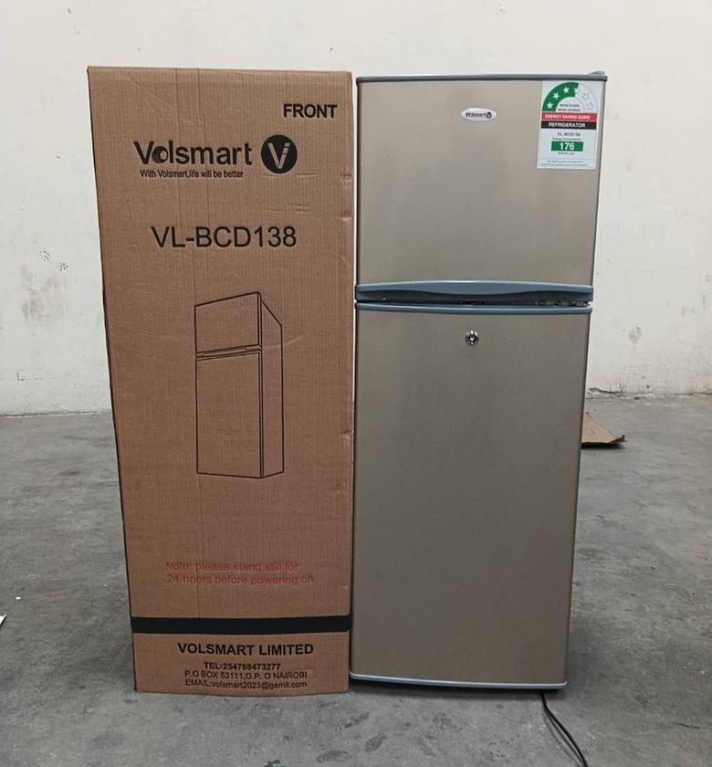 REFRIGERATOR. Volsmart 138litres double door refrigerator image