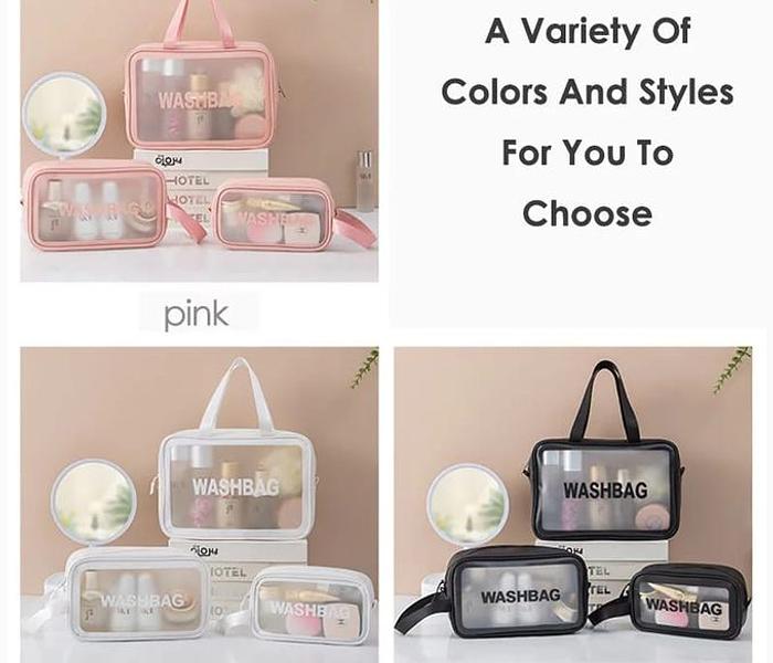 3 In 1 Waterproof Cosmetics/wash Bags image