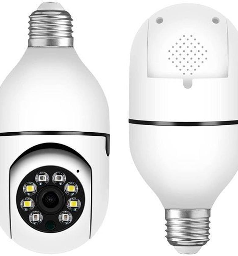 WiFi 1080P Night Vision Wireless 360 Degree Cctv Security Light 360 Panoramic Bulb Camera image