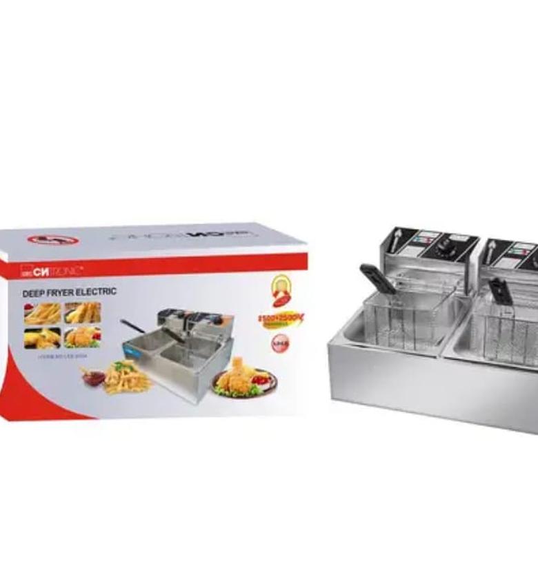 Quality Affordable 12L Double Chicken And Chips Electric Fryer. Highly  Recommended image