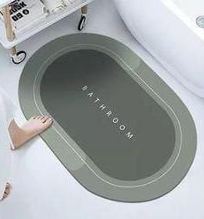 Bathroom Anti-slip Pad Diatomite Absorbent Quick-drying Mat image