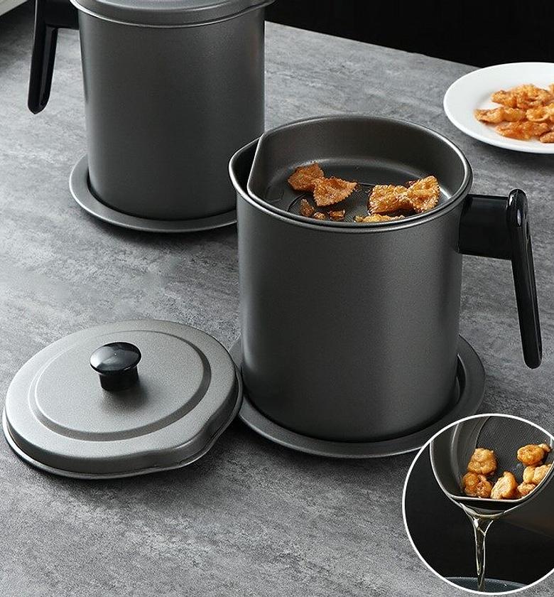 1.5 oil  metallic black sieve  image