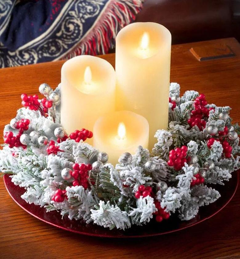 Multipurpose Christmas Decorative Wreath image