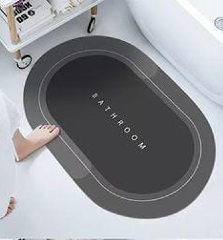 Bathroom Anti-slip Pad Diatomite Absorbent Quick-drying Mat image