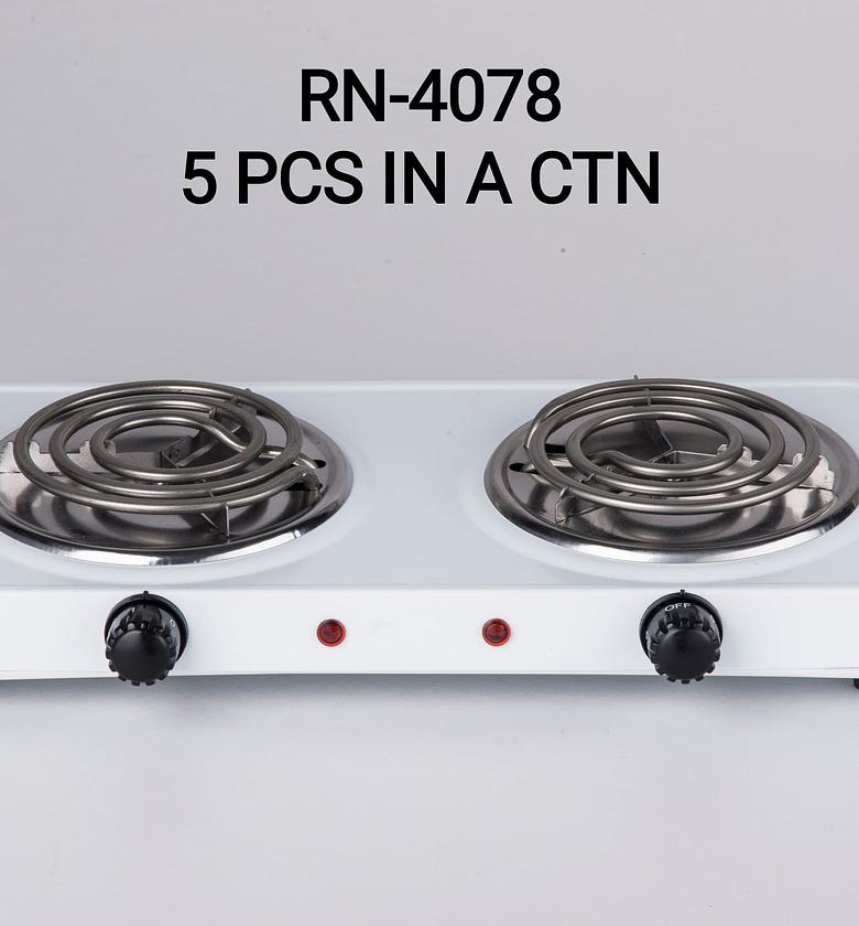 Rashnik Double Spiral Burner -Electric Two Coil/ HOT Plate Cooker image
