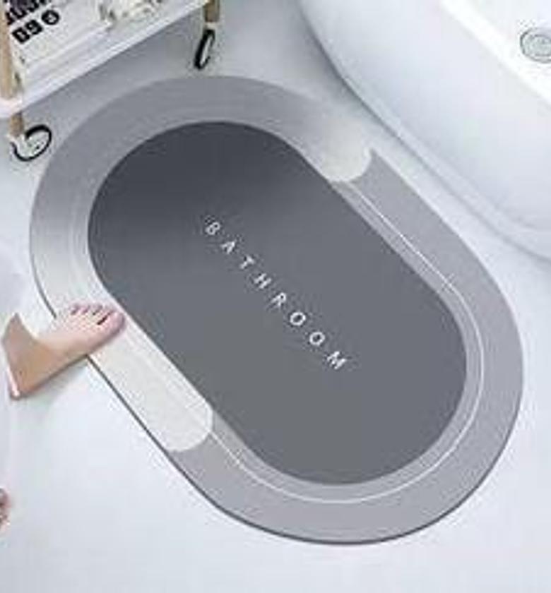 Bathroom Anti-slip Pad Diatomite Absorbent Quick-drying Mat image