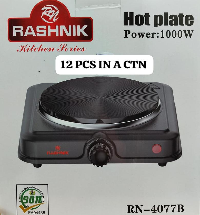 Rashnik Single SOLID Hot Plate Electric Burner image